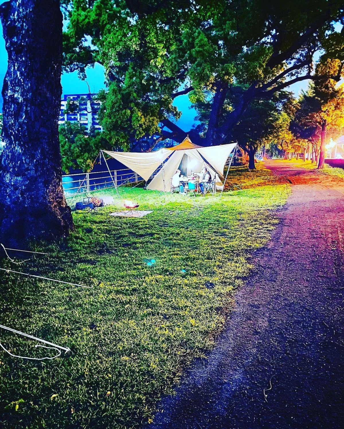 白川野宿キャンプサイト